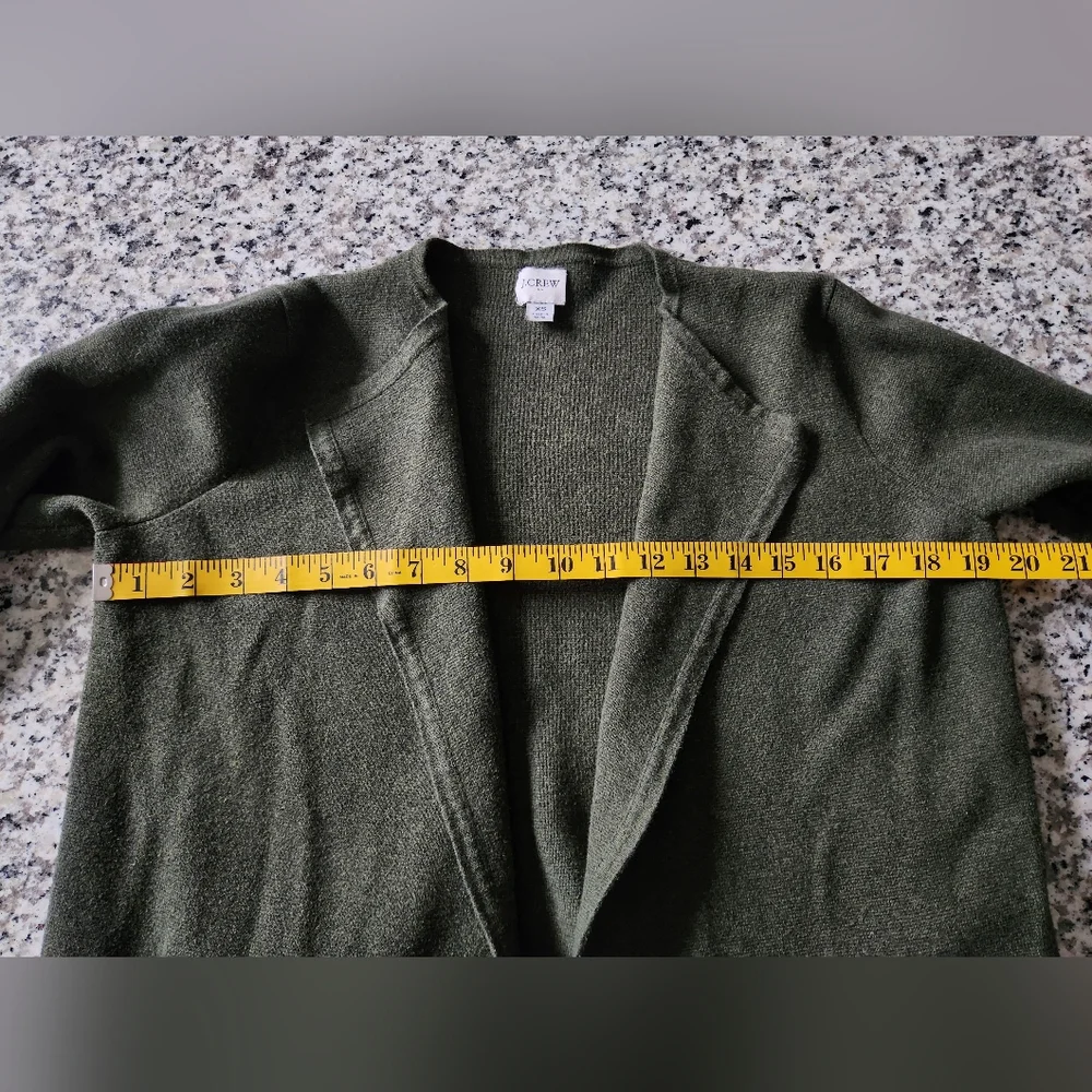 J.Crew‎ Green Vanessa Sweater Jacket Size XS
